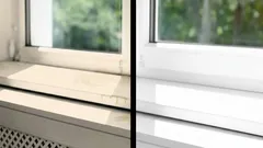 Jak vyčistit zažloutlé plastové parapety bez chemie: domácí triky pro bělost